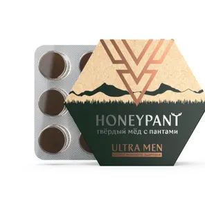 "Твердый мед с пантами" для женщин и мужчин, 12*36 гр.